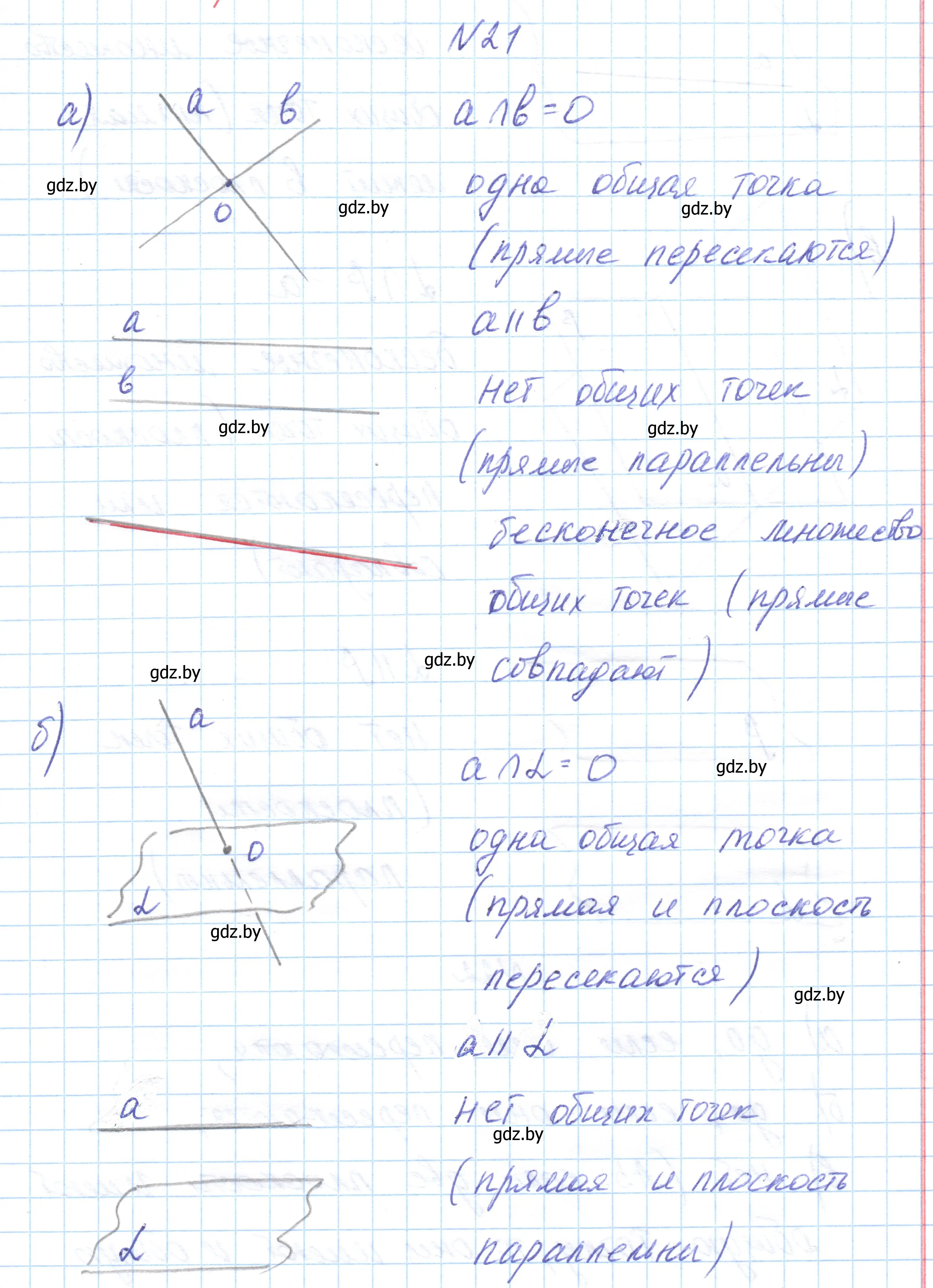 Решение номер 21 (страница 30) гдз по геометрии 10 класс Латотин, Чеботаревский, учебник