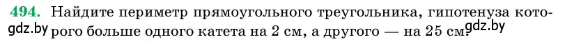 Условие номер 494 (страница 170) гдз по геометрии 11 класс Латотин, Чеботаревский, учебник