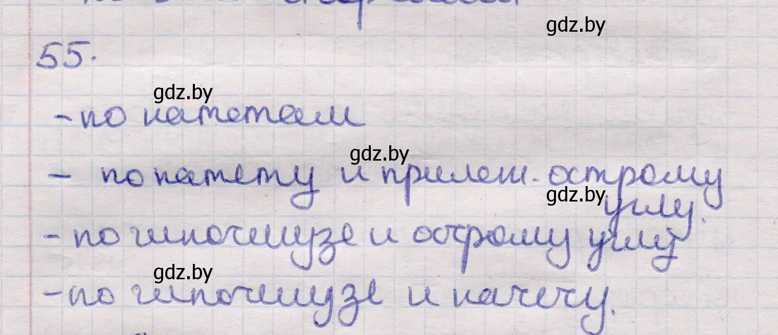 Решение 2. номер 55 (страница 140) гдз по геометрии 11 класс Латотин, Чеботаревский, учебник