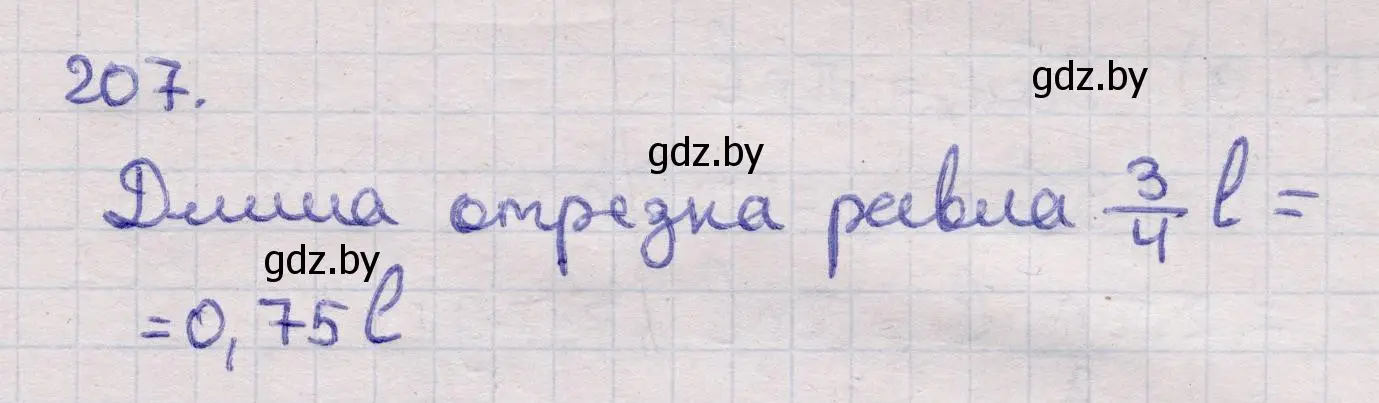 Решение 2. номер 207 (страница 70) гдз по геометрии 11 класс Латотин, Чеботаревский, учебник