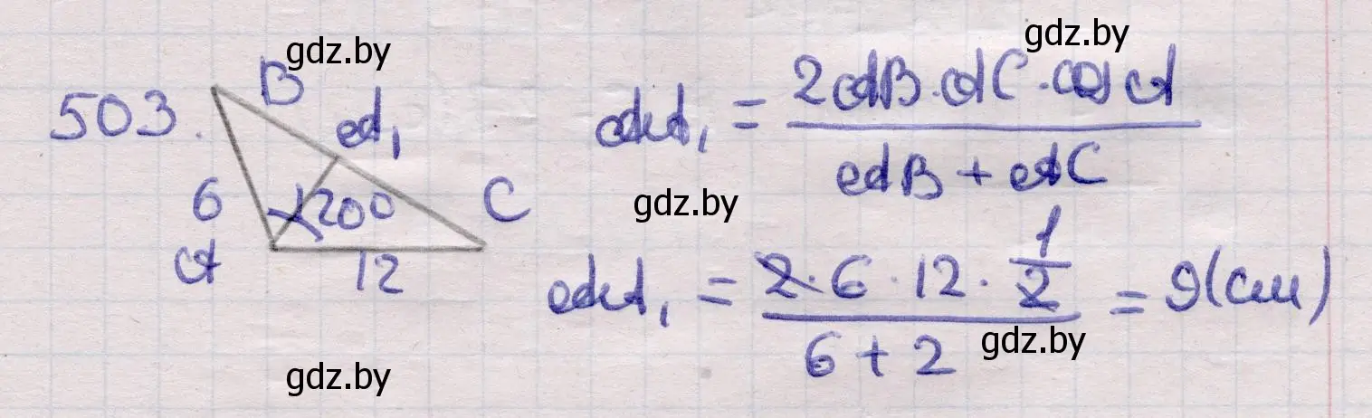 Решение 2. номер 503 (страница 171) гдз по геометрии 11 класс Латотин, Чеботаревский, учебник