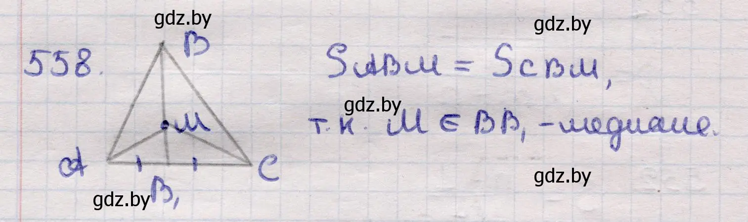 Решение 2. номер 558 (страница 178) гдз по геометрии 11 класс Латотин, Чеботаревский, учебник