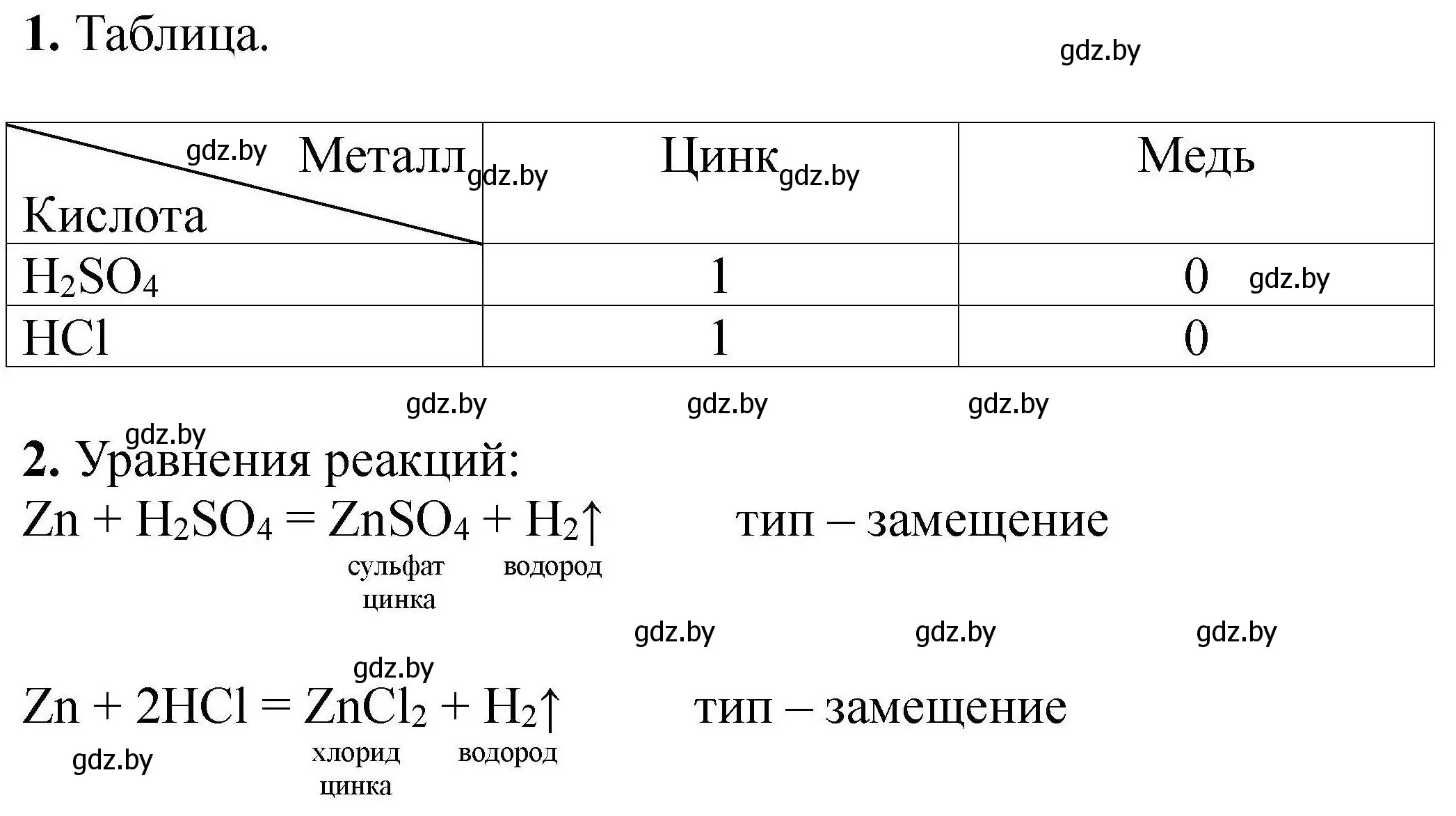 Решение номер 1 (страница 35) гдз по химии 7 класс Сечко, тетрадь для практических работ