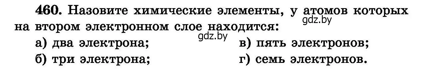 Условие номер 460 (страница 84) гдз по химии 8 класс Хвалюк, Резяпкин, сборник задач