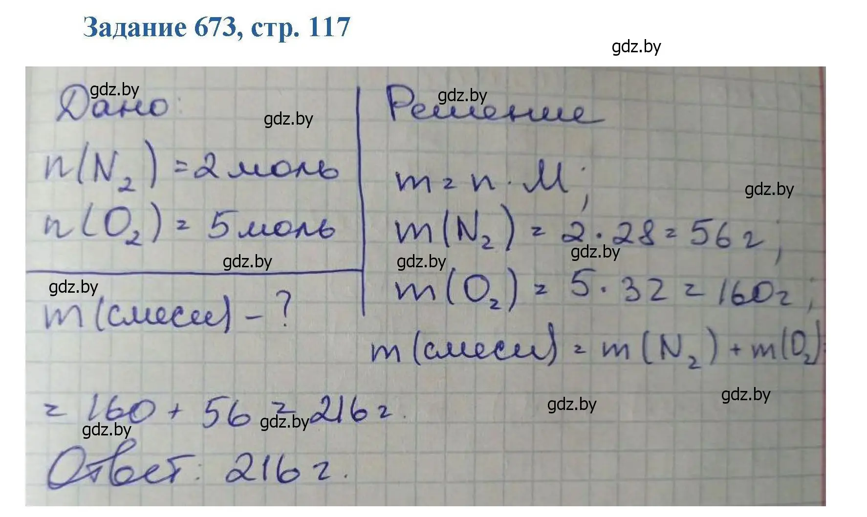 Решение номер 673 (страница 117) гдз по химии 8 класс Хвалюк, Резяпкин, сборник задач