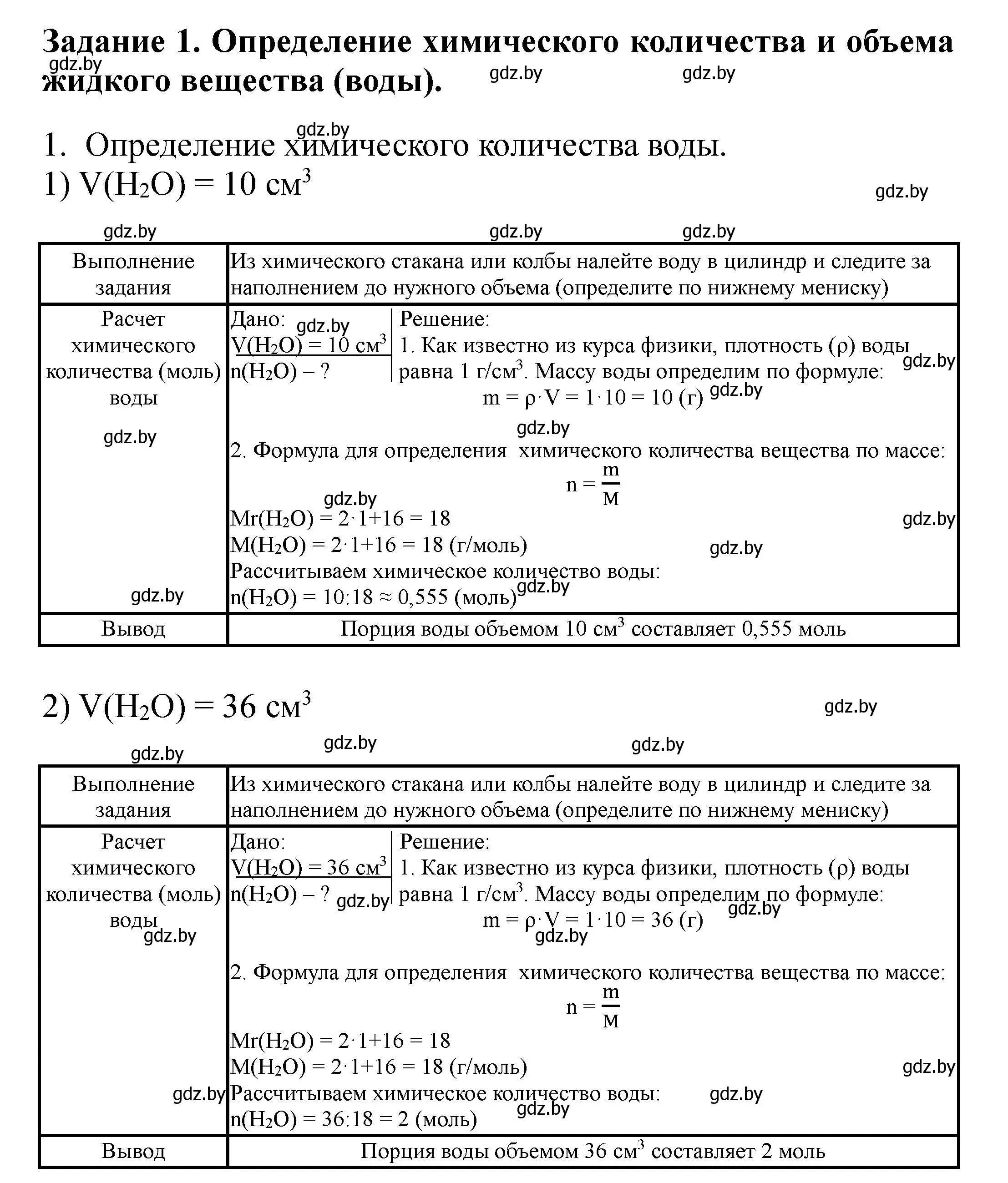 Решение  практическая работа 1 (страница 5) гдз по химии 8 класс Сечко, тетрадь для практических работ