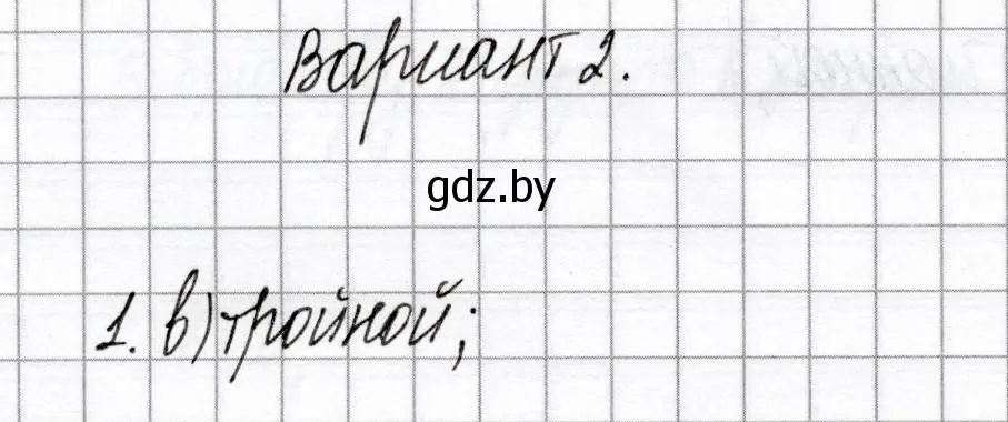 Решение номер 1 (страница 65) гдз по химии 8 класс Сеген, Власовец, сборник контрольных и самостоятельных работ