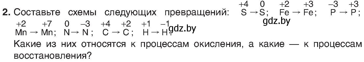 Условие номер 2 (страница 206) гдз по химии 8 класс Шиманович, Красицкий, учебник