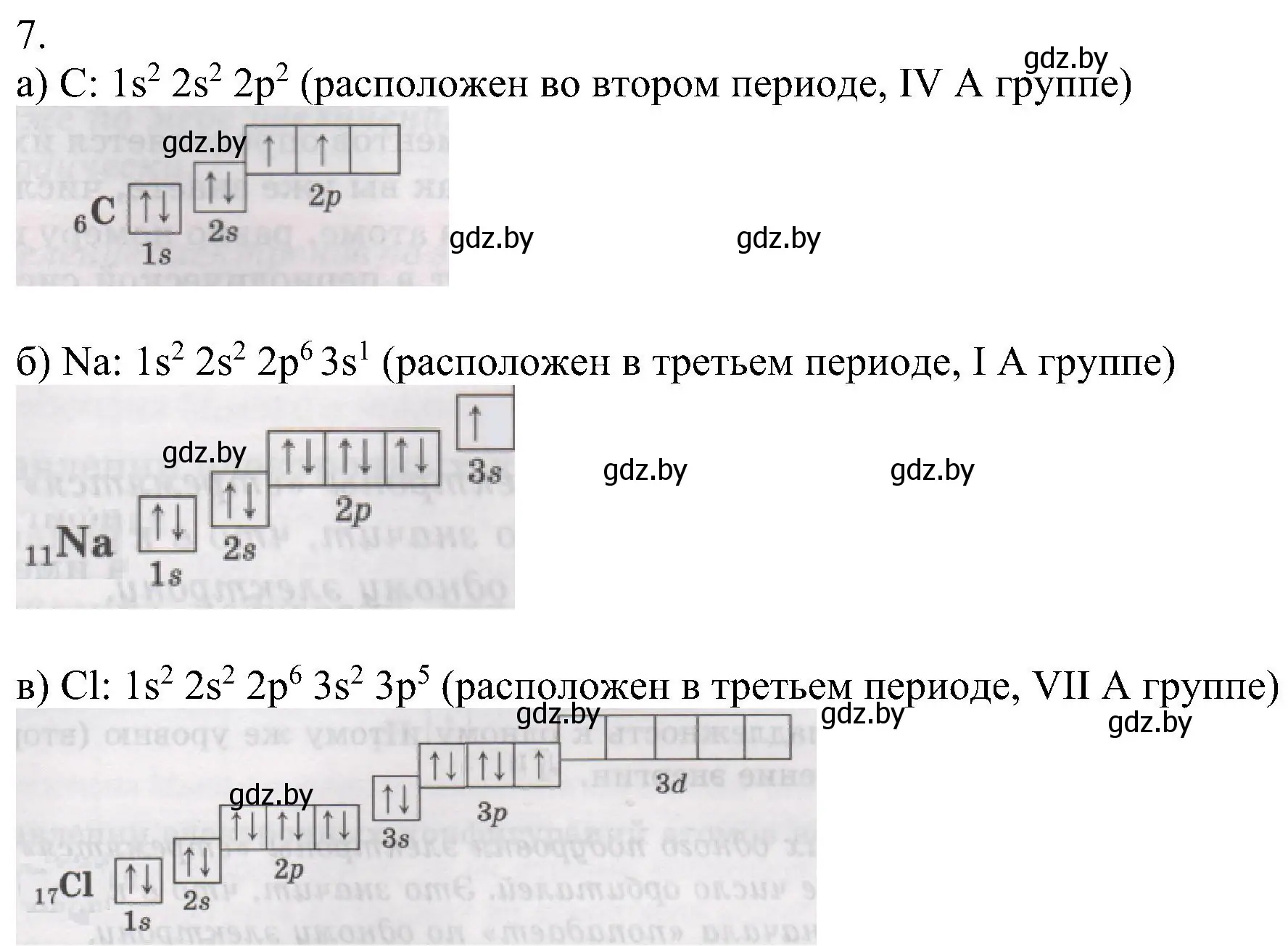 Решение номер 7 (страница 167) гдз по химии 8 класс Шиманович, Красицкий, учебник