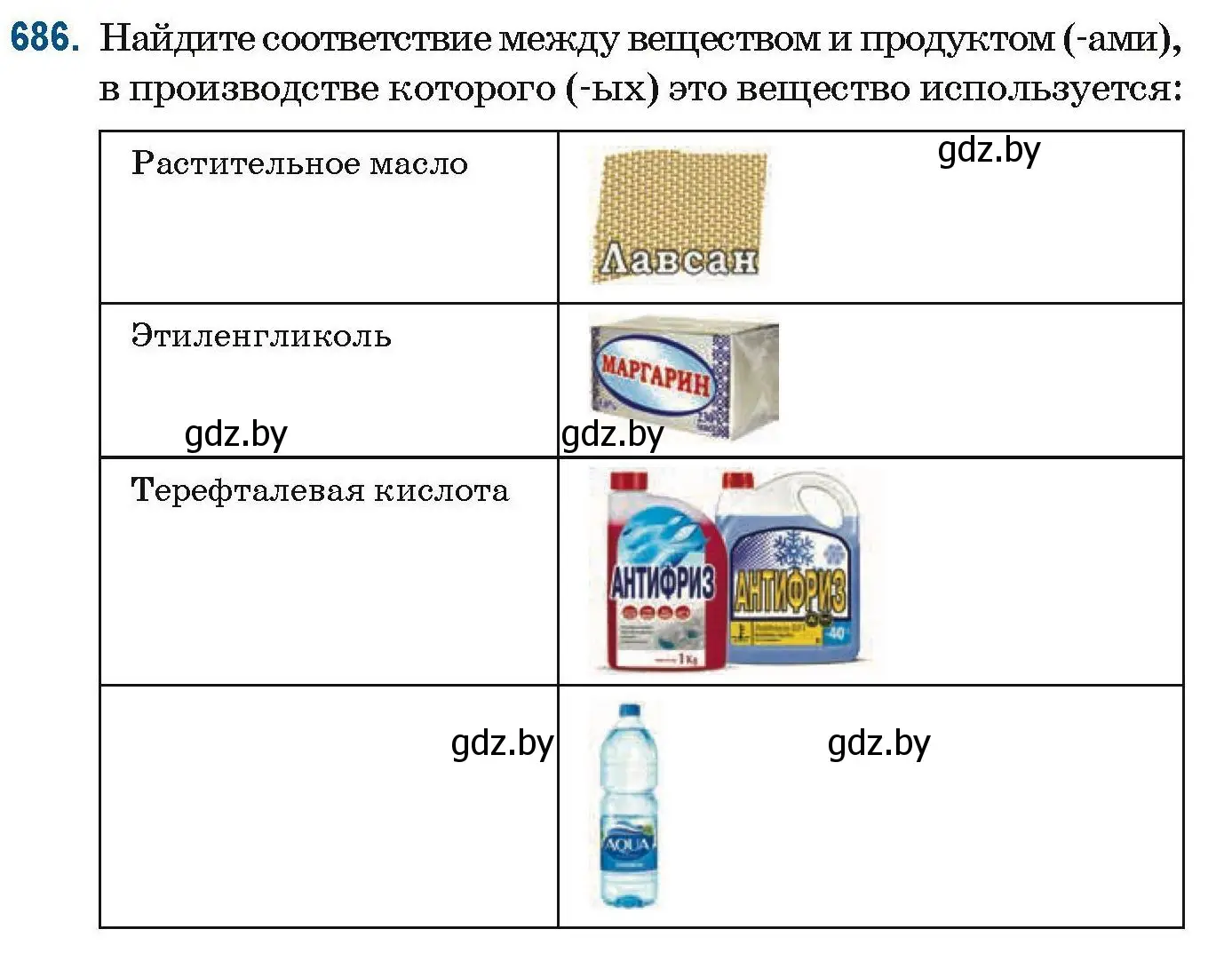 Условие номер 686 (страница 152) гдз по химии 10 класс Матулис, Матулис, сборник задач