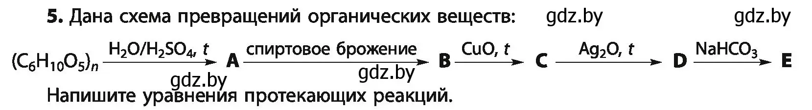 Условие номер 5 (страница 243) гдз по химии 10 класс Колевич, Вадюшина, учебник