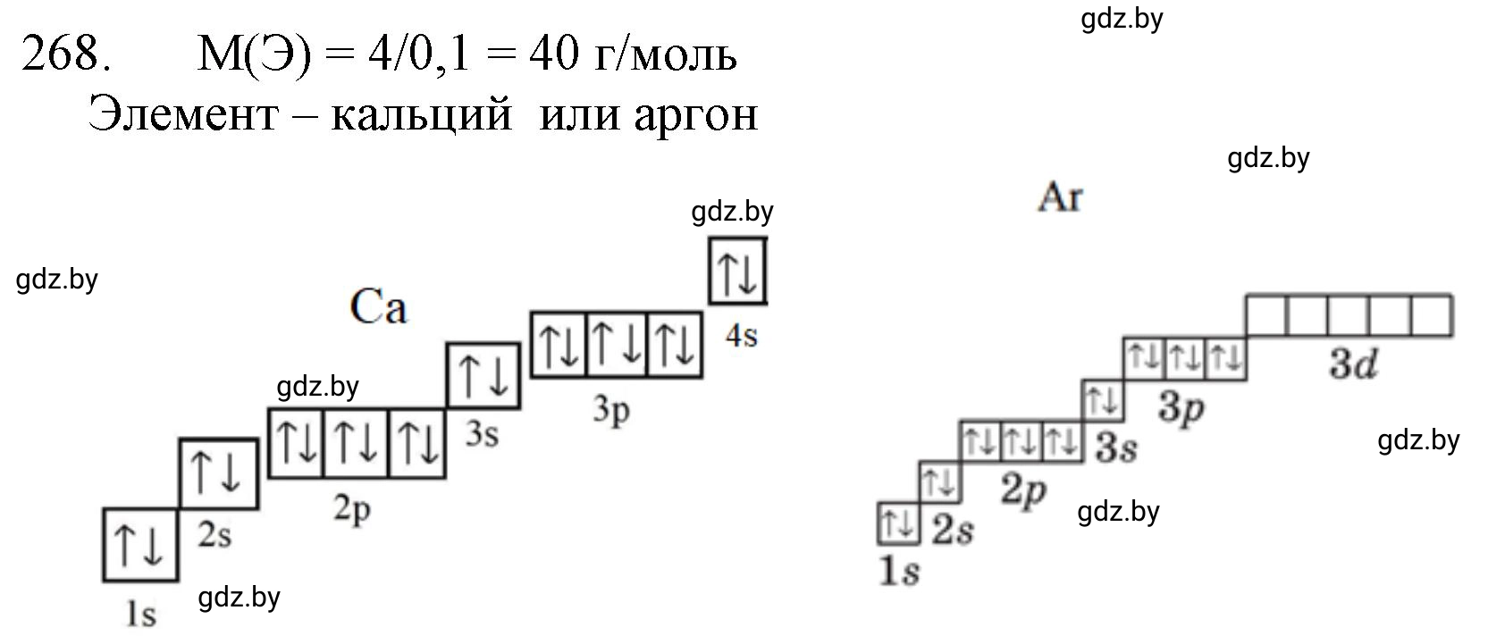 Решение номер 268 (страница 45) гдз по химии 11 класс Хвалюк, Резяпкин, сборник задач