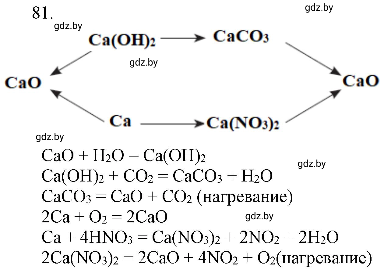 Решение номер 81 (страница 20) гдз по химии 11 класс Хвалюк, Резяпкин, сборник задач