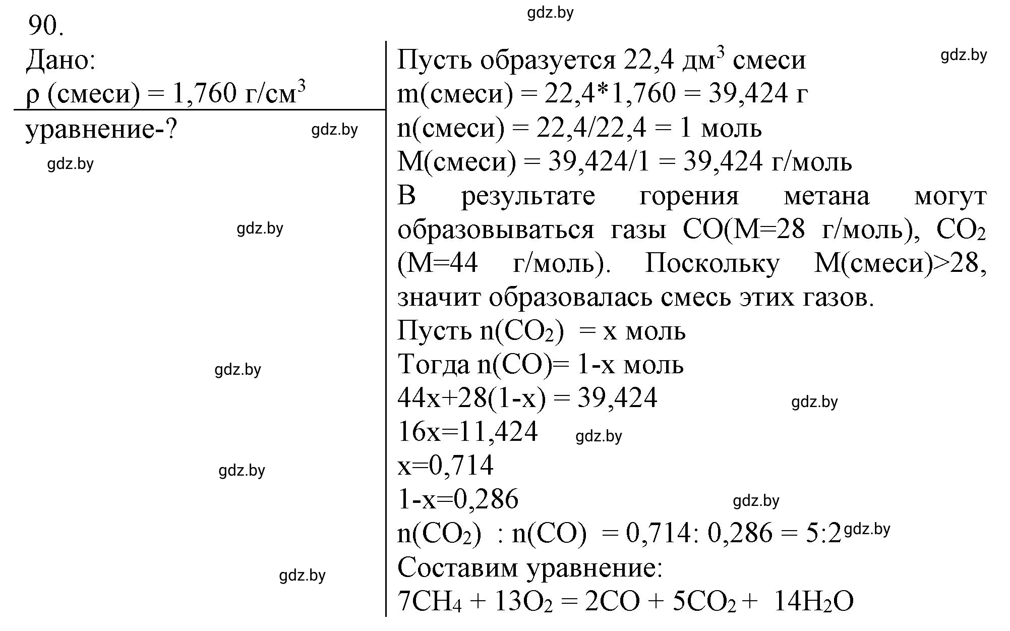 Решение номер 90 (страница 21) гдз по химии 11 класс Хвалюк, Резяпкин, сборник задач