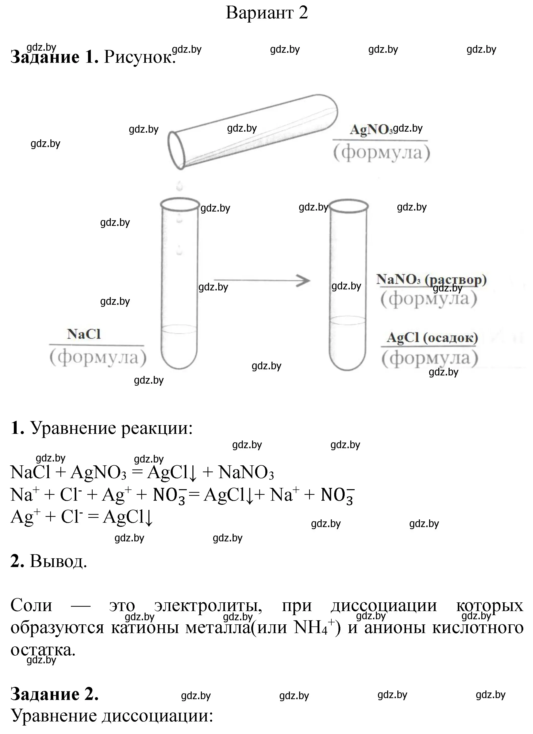 Решение номер 2 (страница 21) гдз по химии 11 класс Сечко, тетрадь для практических работ