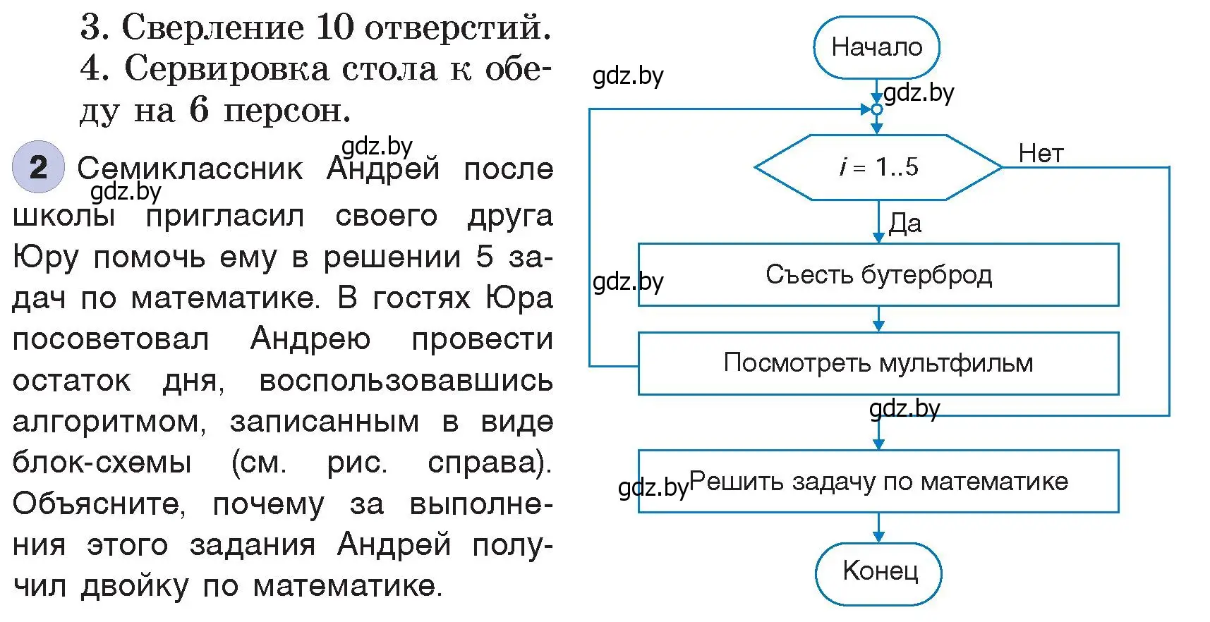 Условие номер 2 (страница 66) гдз по информатике 7 класс Котов, Лапо, учебник