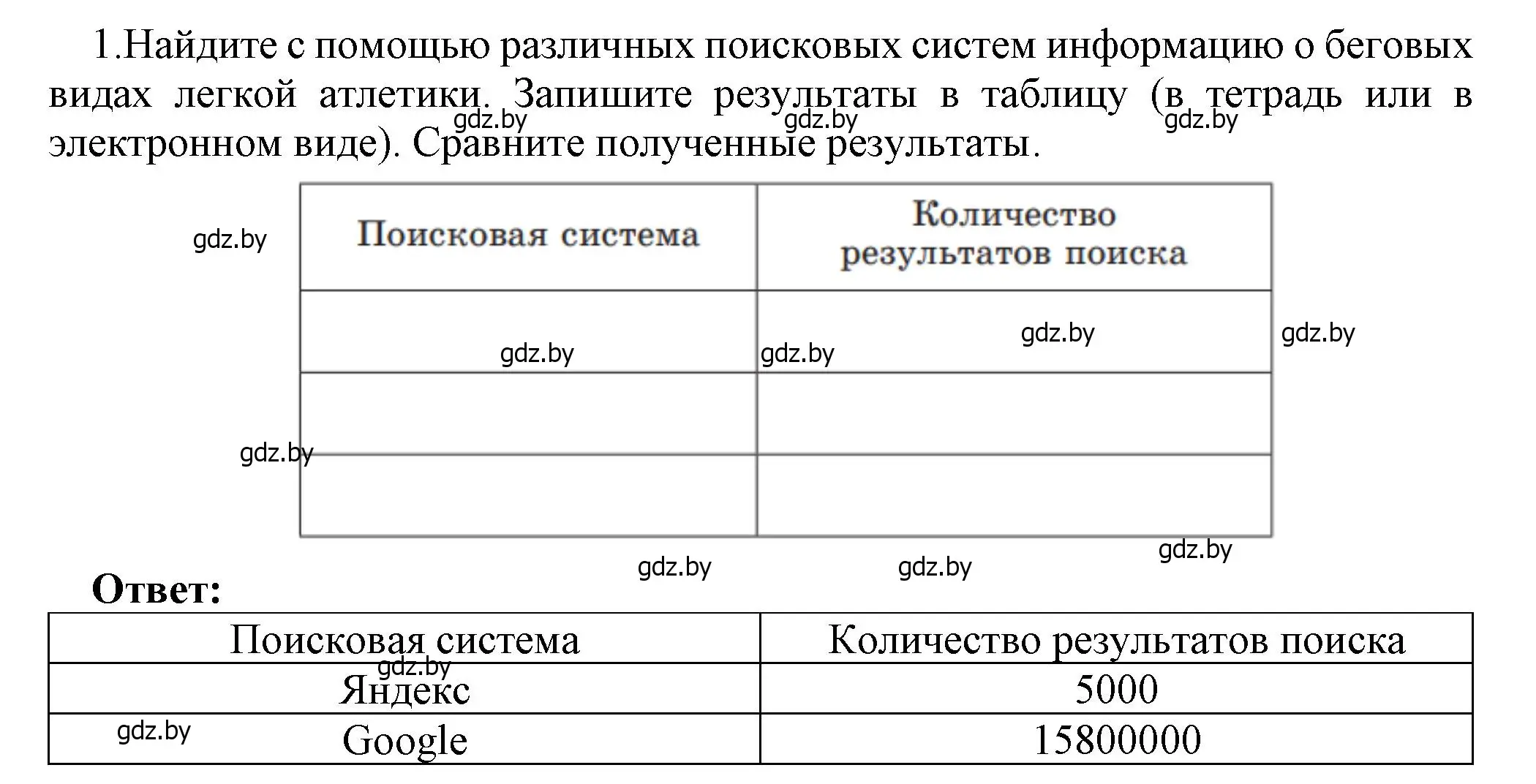 Решение номер 1 (страница 42) гдз по информатике 7 класс Котов, Лапо, учебник