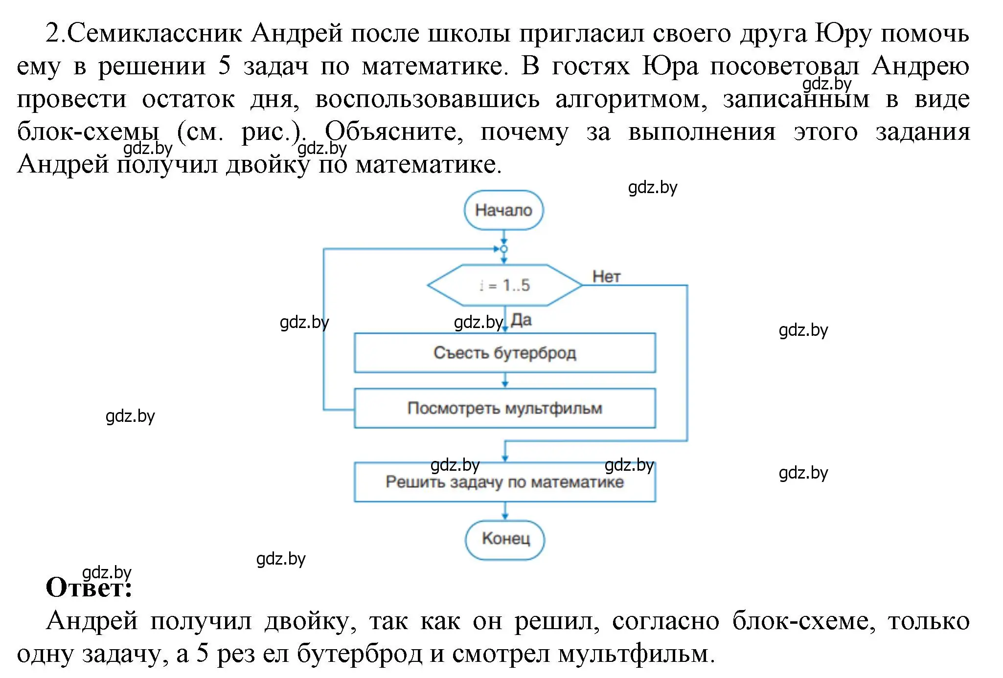 Решение номер 2 (страница 66) гдз по информатике 7 класс Котов, Лапо, учебник