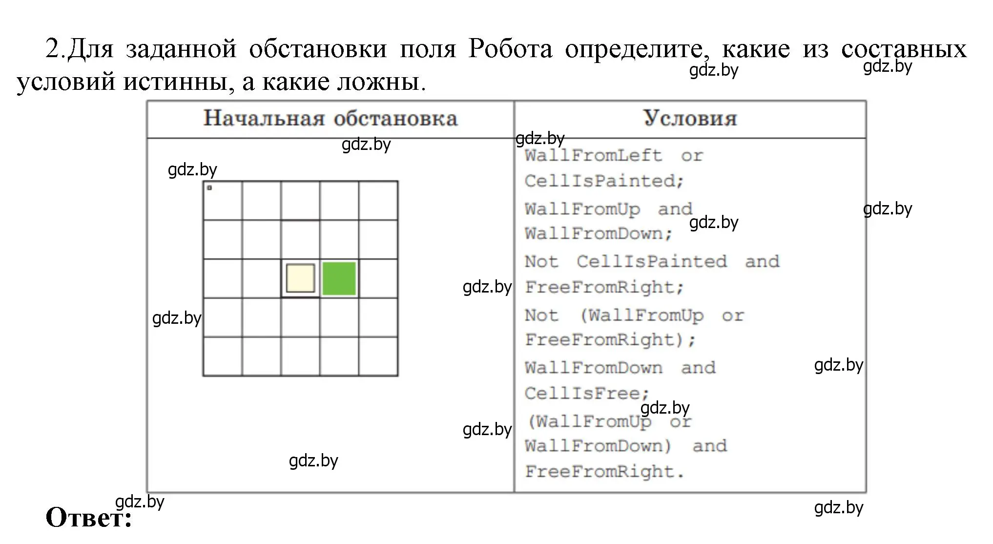 Решение номер 2 (страница 82) гдз по информатике 7 класс Котов, Лапо, учебник