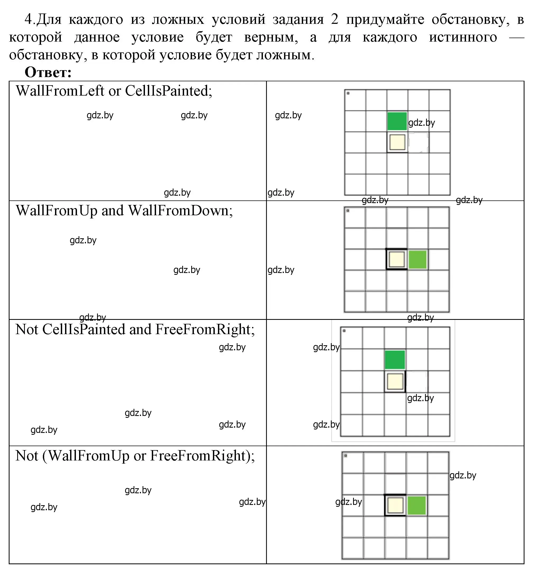 Решение номер 4 (страница 82) гдз по информатике 7 класс Котов, Лапо, учебник