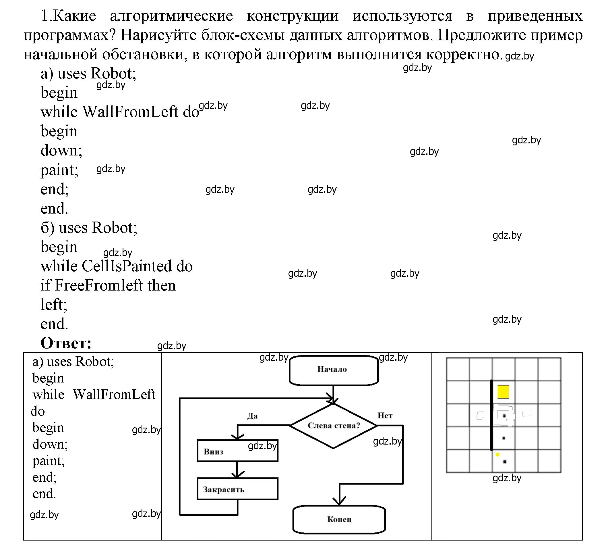 Решение номер 1 (страница 86) гдз по информатике 7 класс Котов, Лапо, учебник