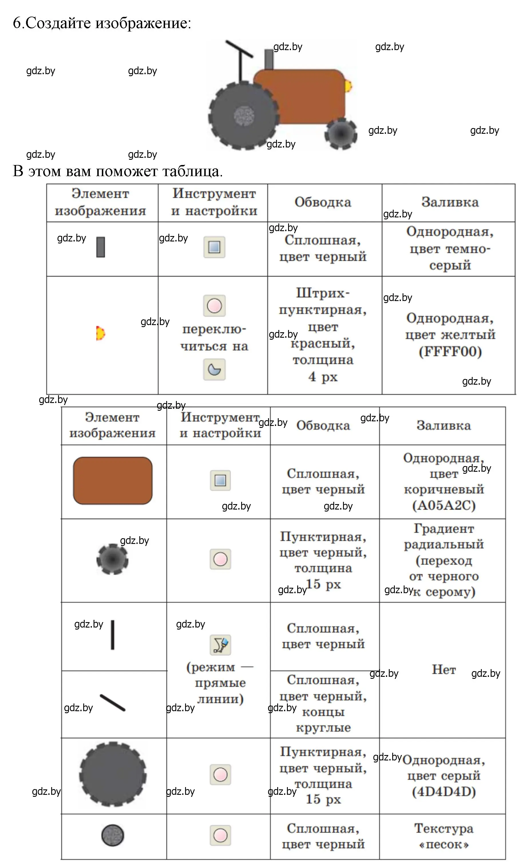 Решение номер 6 (страница 155) гдз по информатике 7 класс Котов, Лапо, учебник