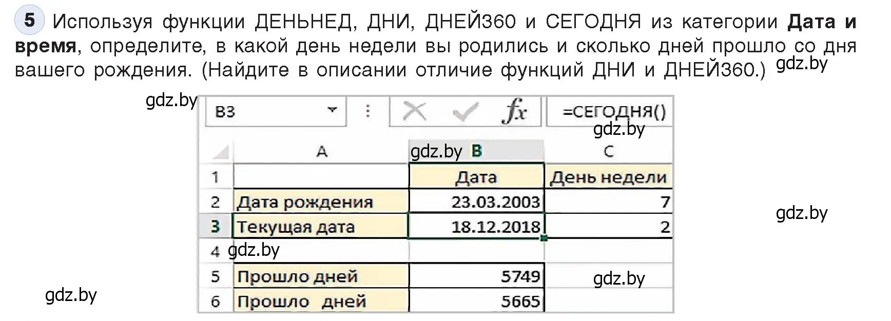 Условие номер 5 (страница 96) гдз по информатике 9 класс Котов, Лапо, учебник