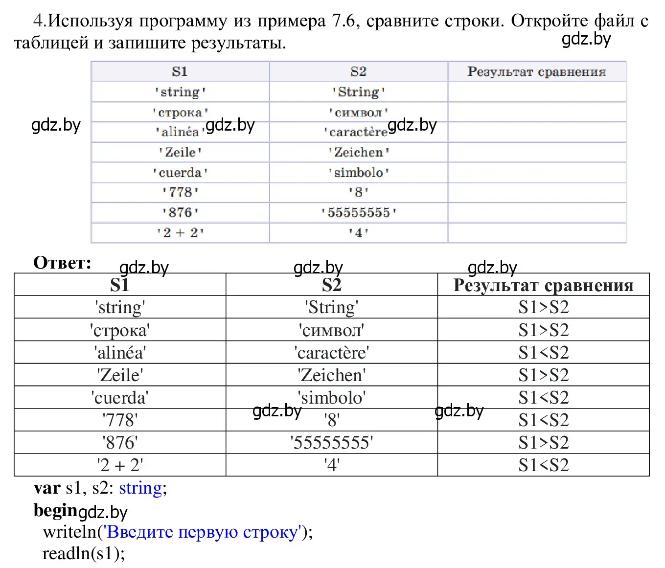 Решение номер 4 (страница 41) гдз по информатике 9 класс Котов, Лапо, учебник