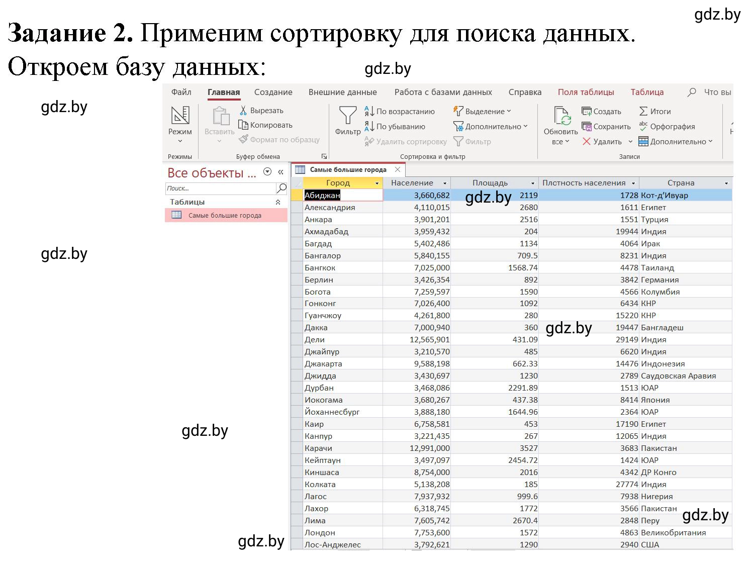 Решение номер 2 (страница 46) гдз по информатике 10 класс Овчинникова, рабочая тетрадь