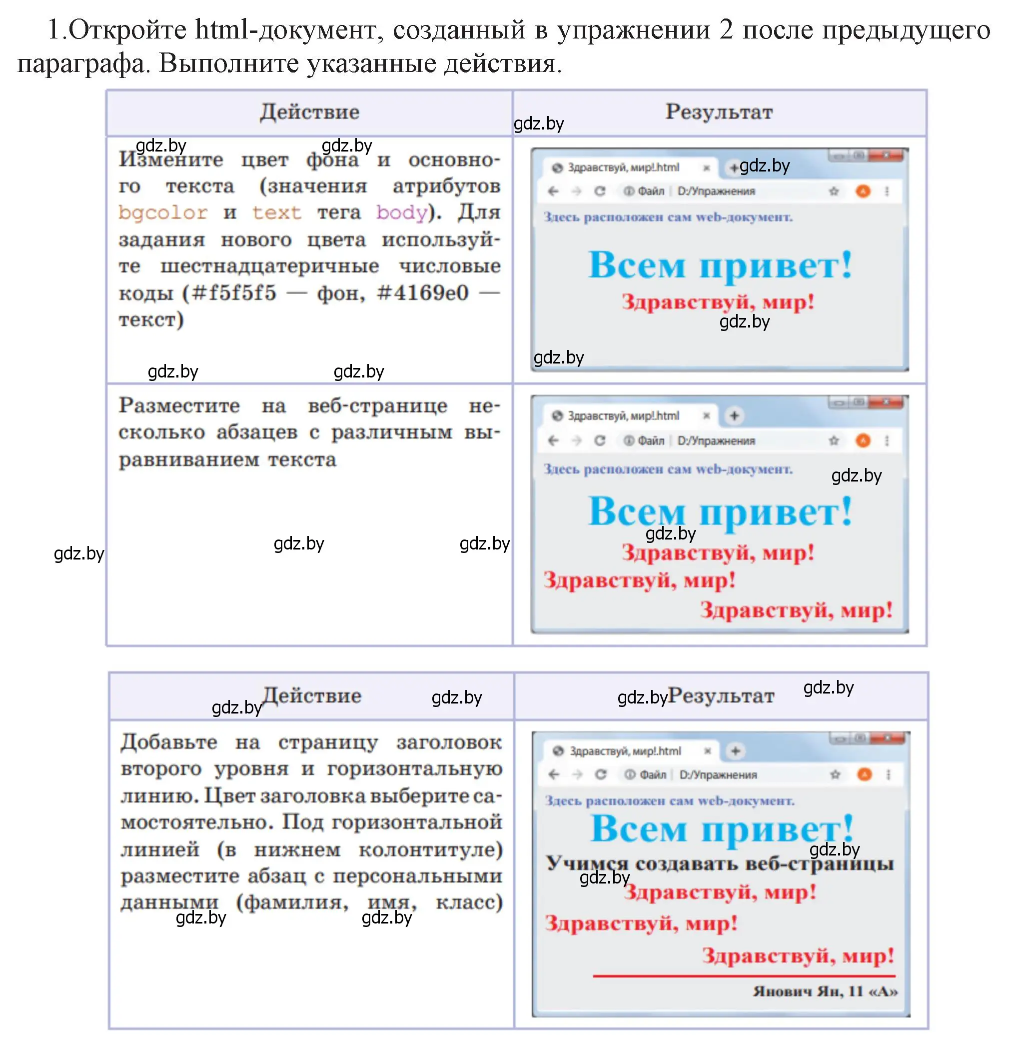 Решение номер 1 (страница 56) гдз по информатике 11 класс Котов, Лапо, учебник