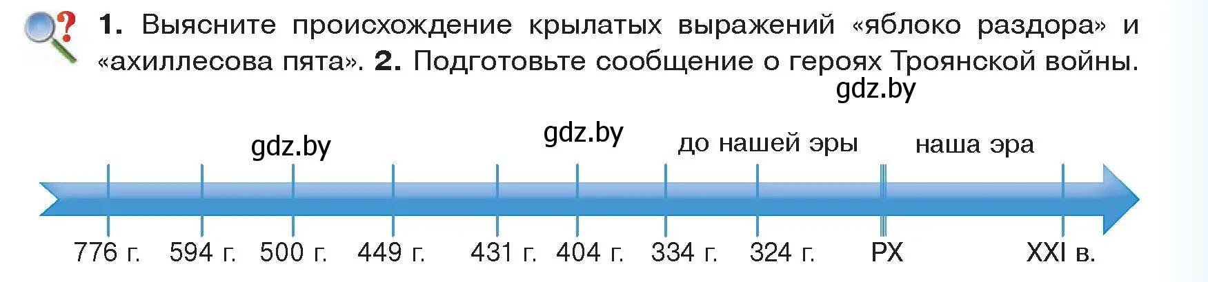 Условие  Поисковая деятельность (страница 15) гдз по истории древнего мира 5 класс Кошелев, Прохоров, учебник 2 часть