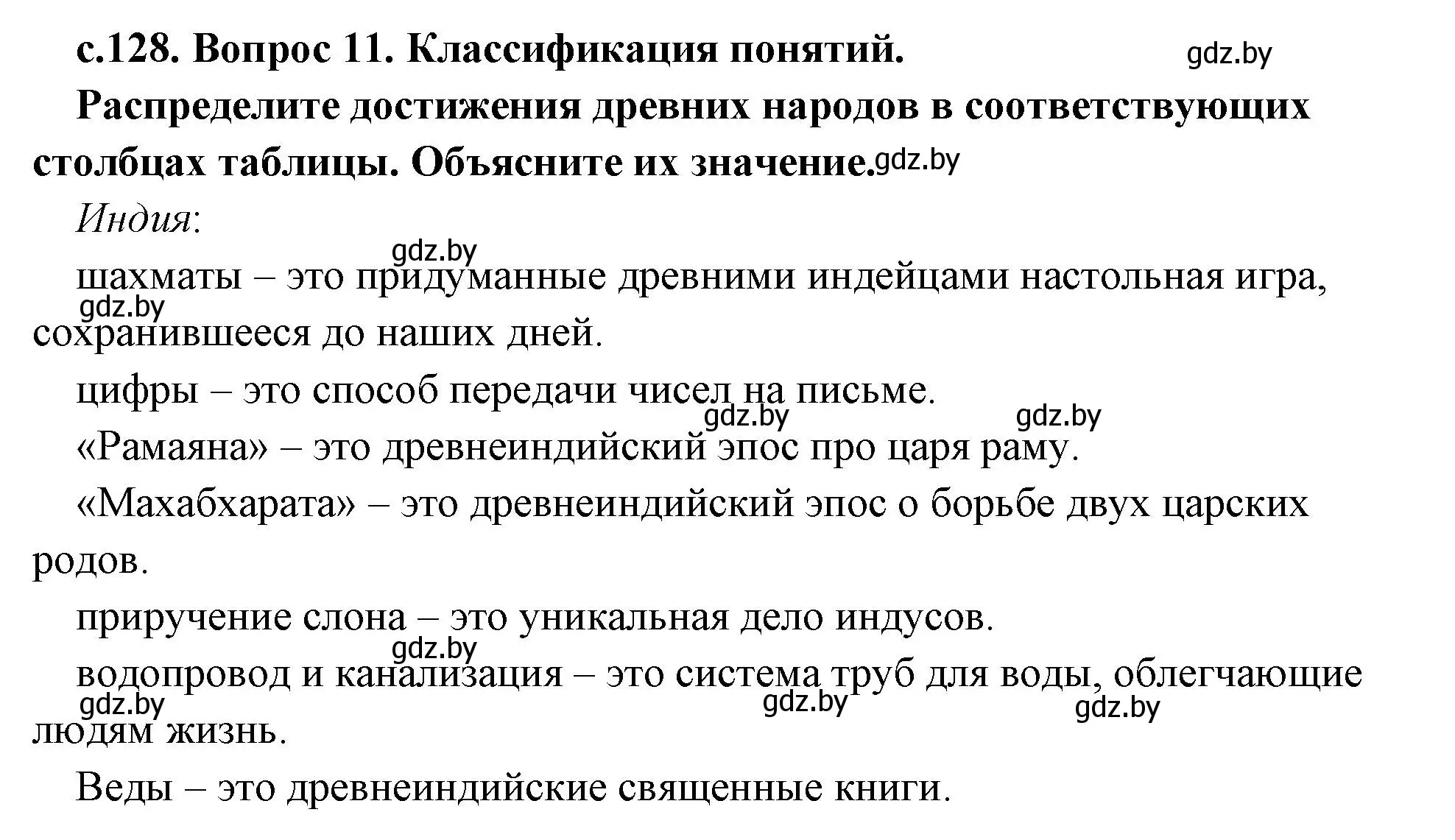 Решение номер 2 (страница 129) гдз по истории древнего мира 5 класс Кошелев, Прохоров, учебник 1 часть