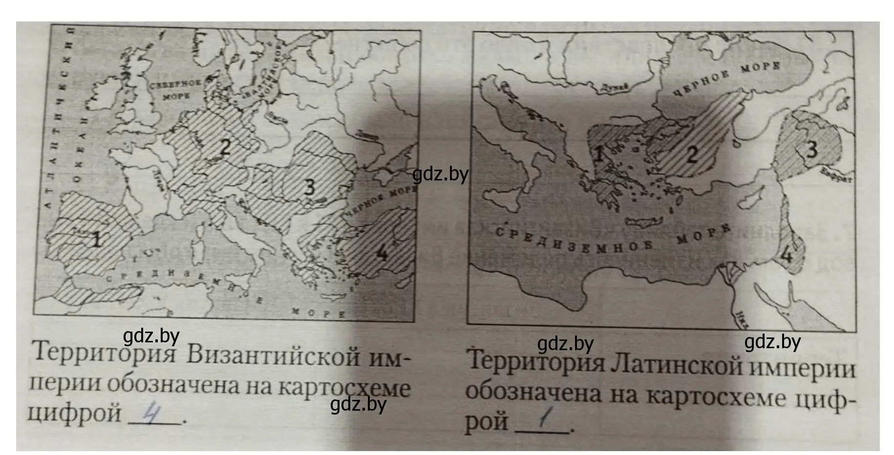 Решение номер 5 (страница 41) гдз по истории средних веков 6 класс Федосик, Темушев, рабочая тетрадь