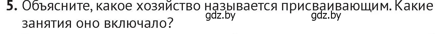 Условие номер 5 (страница 19) гдз по истории Беларуси 6 класс Темушев, Бохан, учебник