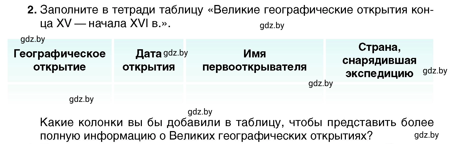 Условие номер 2 (страница 18) гдз по всемирной истории 7 класс Кошелев, Кошелева, учебник