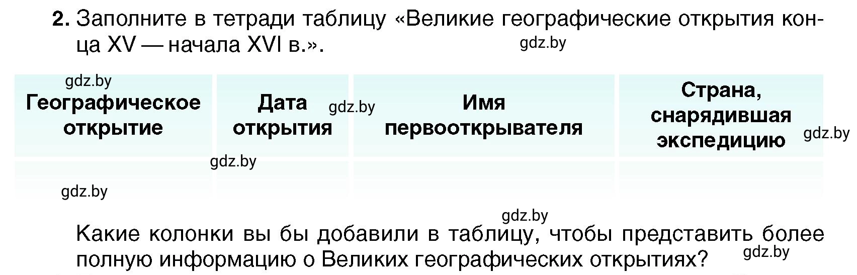 Условие номер 2 (страница 18) гдз по всемирной истории 7 класс Кошелев, Кошелева, учебник