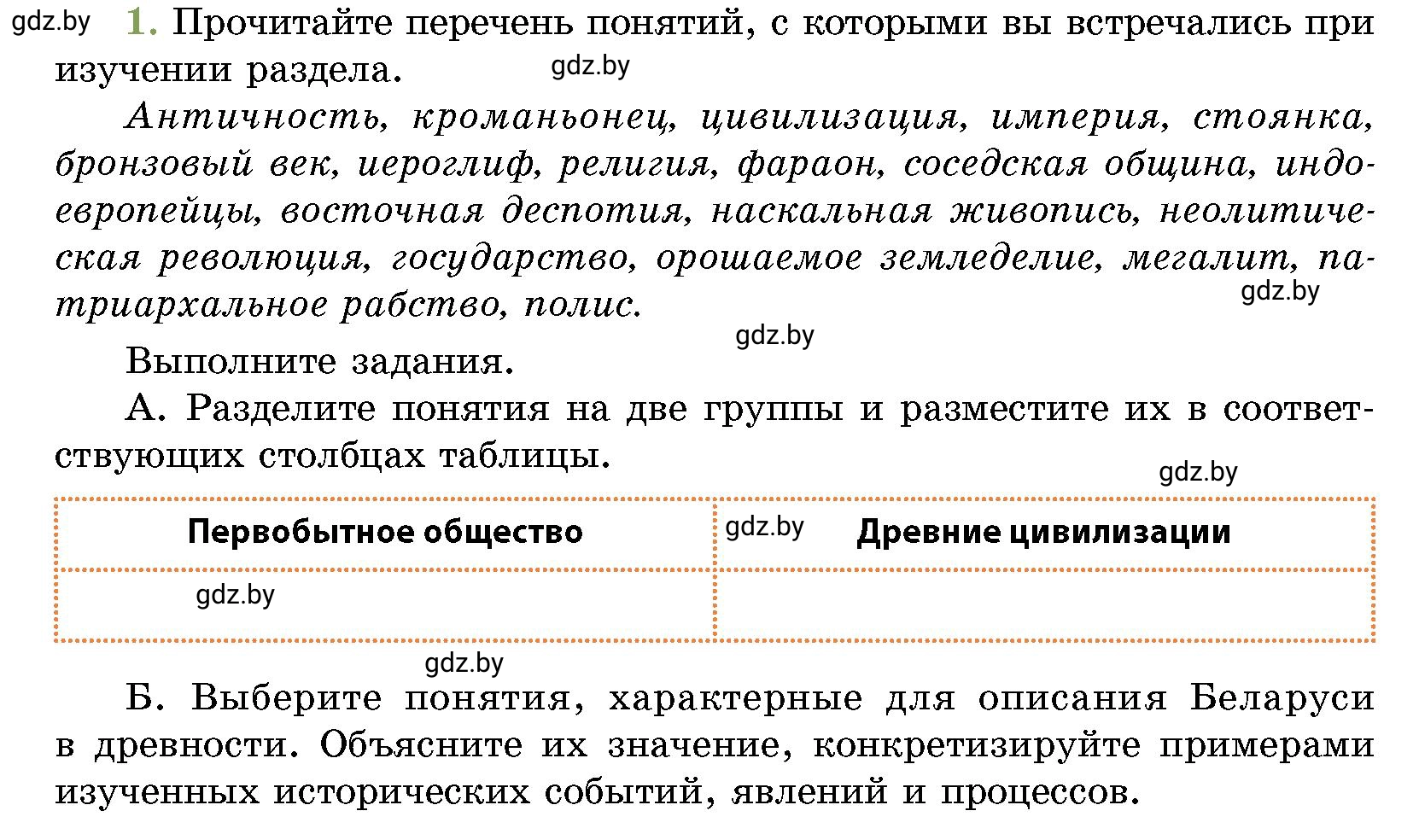 Условие номер 1 (страница 72) гдз по истории Беларуси 10 класс Кохановский, Кошелев, учебник
