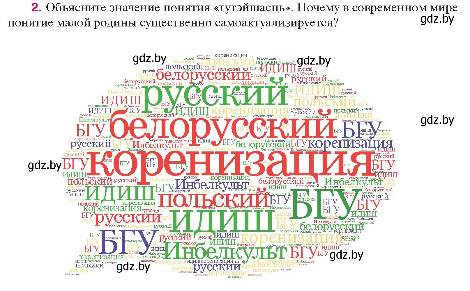 Условие номер 2 (страница 181) гдз по истории Беларуси 11 класс Касович, Барабаш, учебник