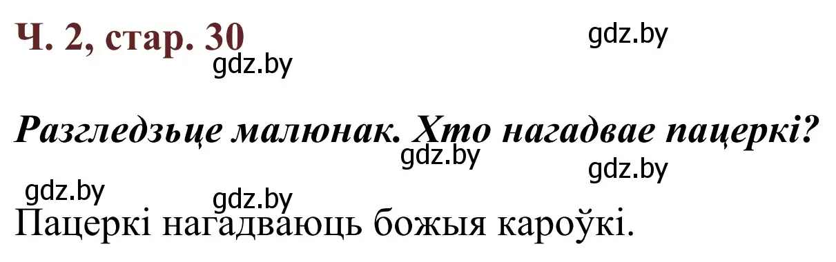 Решение Страница 30 гдз по літаратурнаму чытанню 4 класс Антонава, Буторына, учебник 2 часть