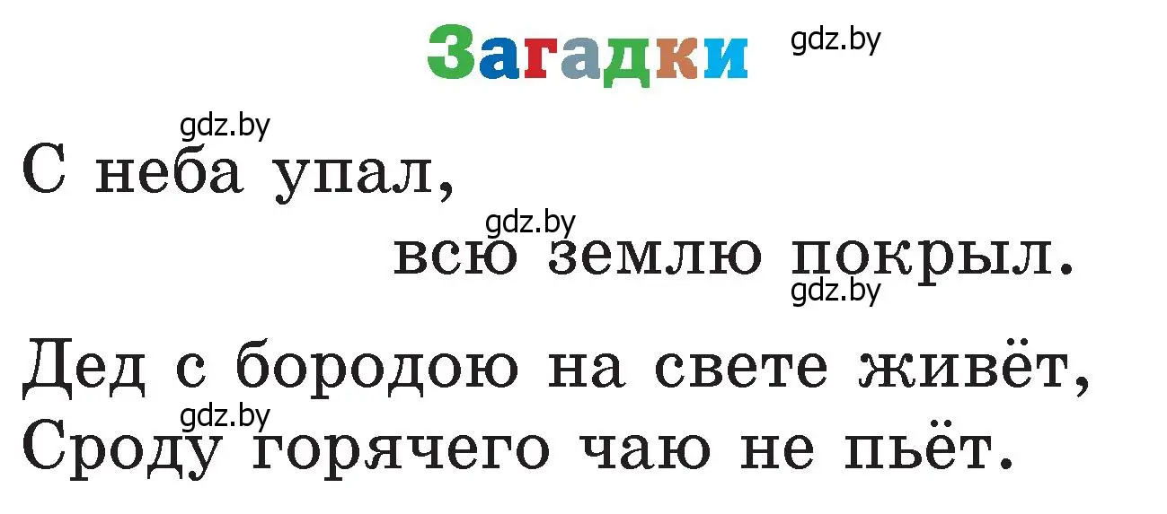 Условие  Загадки (страница 123) гдз по литературе 2 класс Воропаева, Куцанова, учебник 1 часть