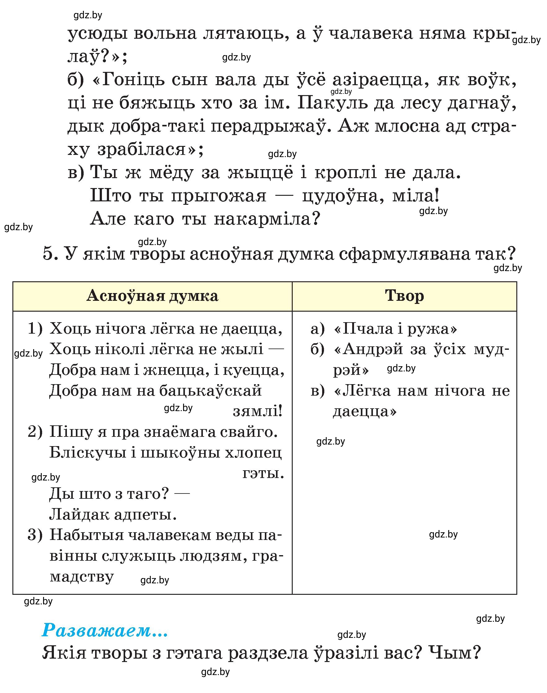 Условие  50 (страница 50) гдз по літаратурнаму чытанню 4 класс Жуковіч, Праскаловіч, учебник 2 часть