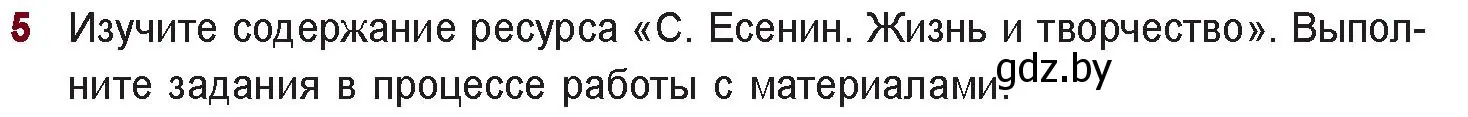 Условие номер 5 (страница 104) гдз по русской литературе 11 класс Сенькевич, Капшай, учебник