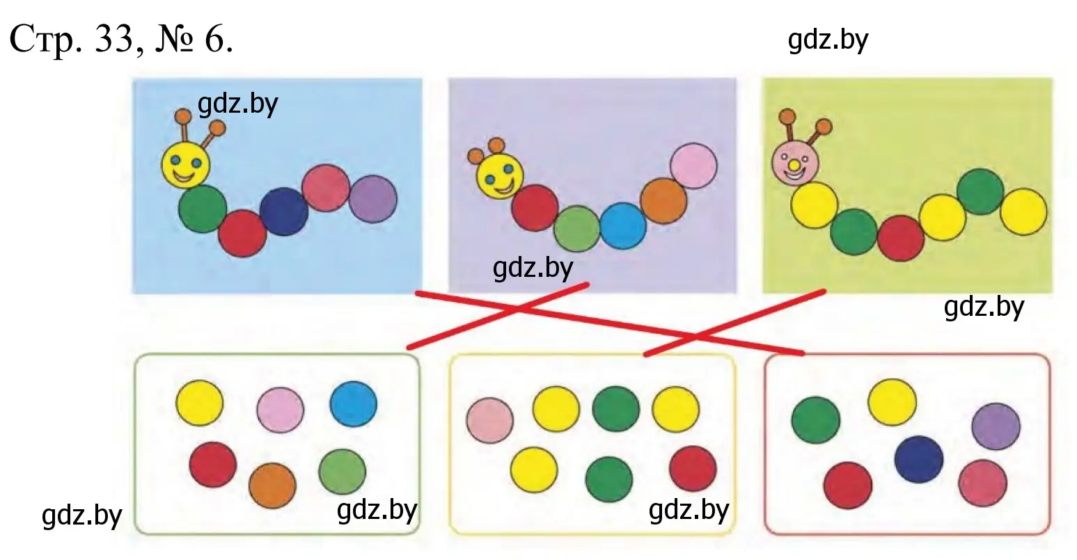 Решение номер 6 (страница 33) гдз по математике 1 класс Муравьева, Урбан, учебник 1 часть