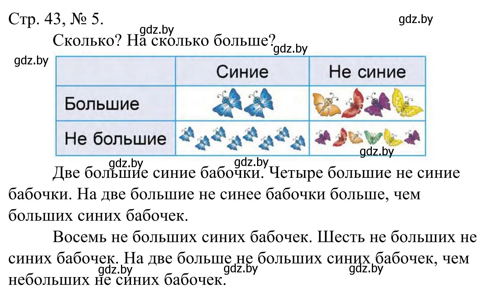 Решение номер 5 (страница 43) гдз по математике 1 класс Муравьева, Урбан, учебник 1 часть