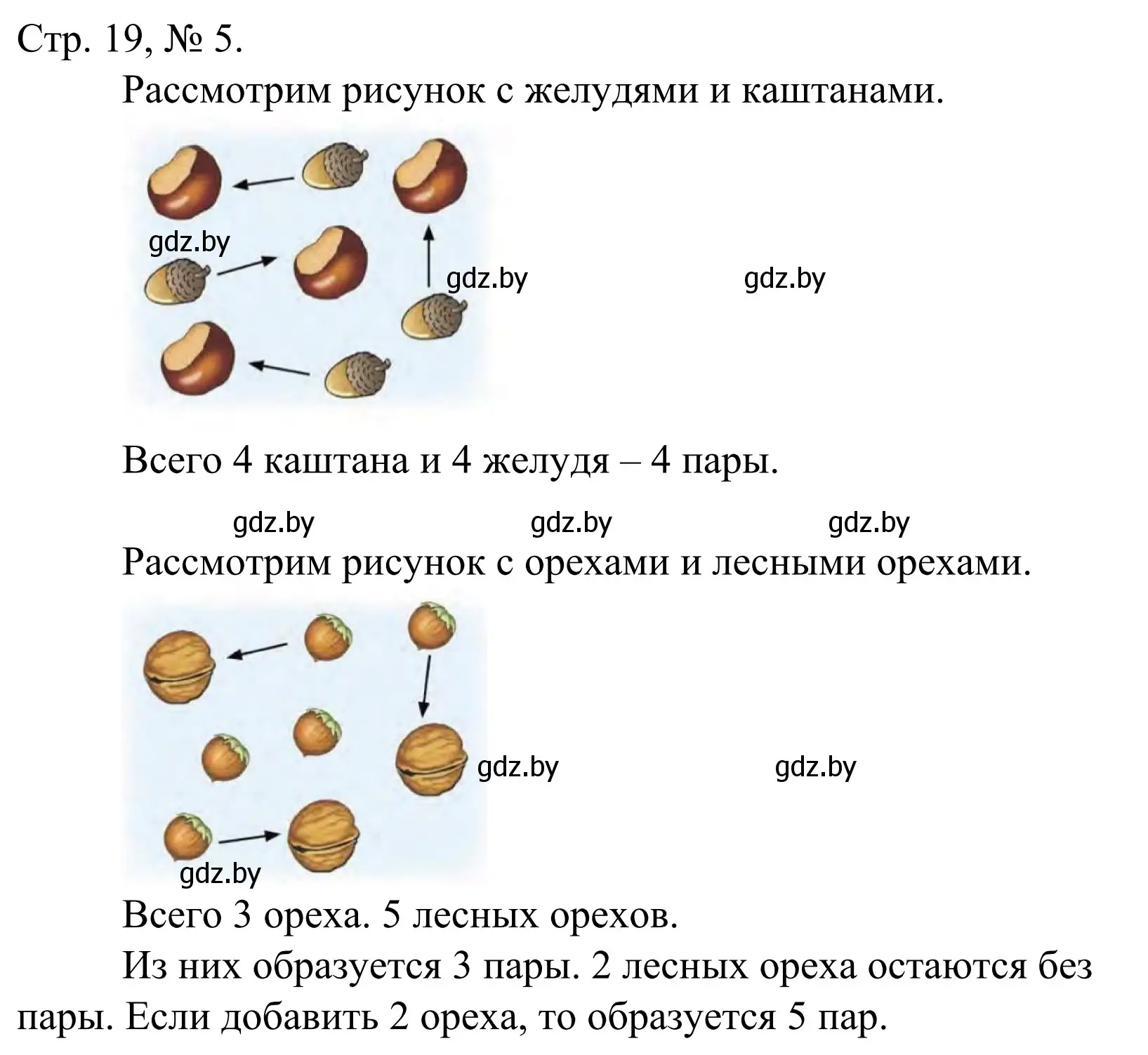 Решение номер 5 (страница 19) гдз по математике 1 класс Муравьева, Урбан, учебник 1 часть