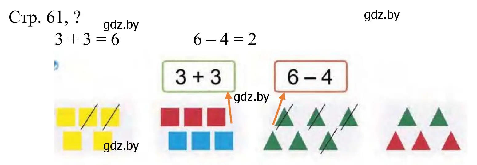 Решение  Ответь на вопрос (страница 61) гдз по математике 1 класс Муравьева, Урбан, учебник 1 часть