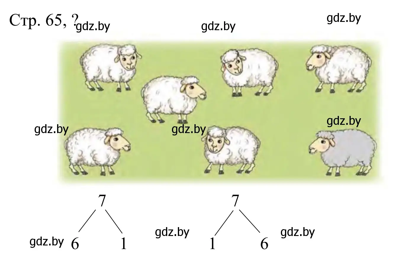 Решение  Ответь на вопрос (страница 65) гдз по математике 1 класс Муравьева, Урбан, учебник 1 часть