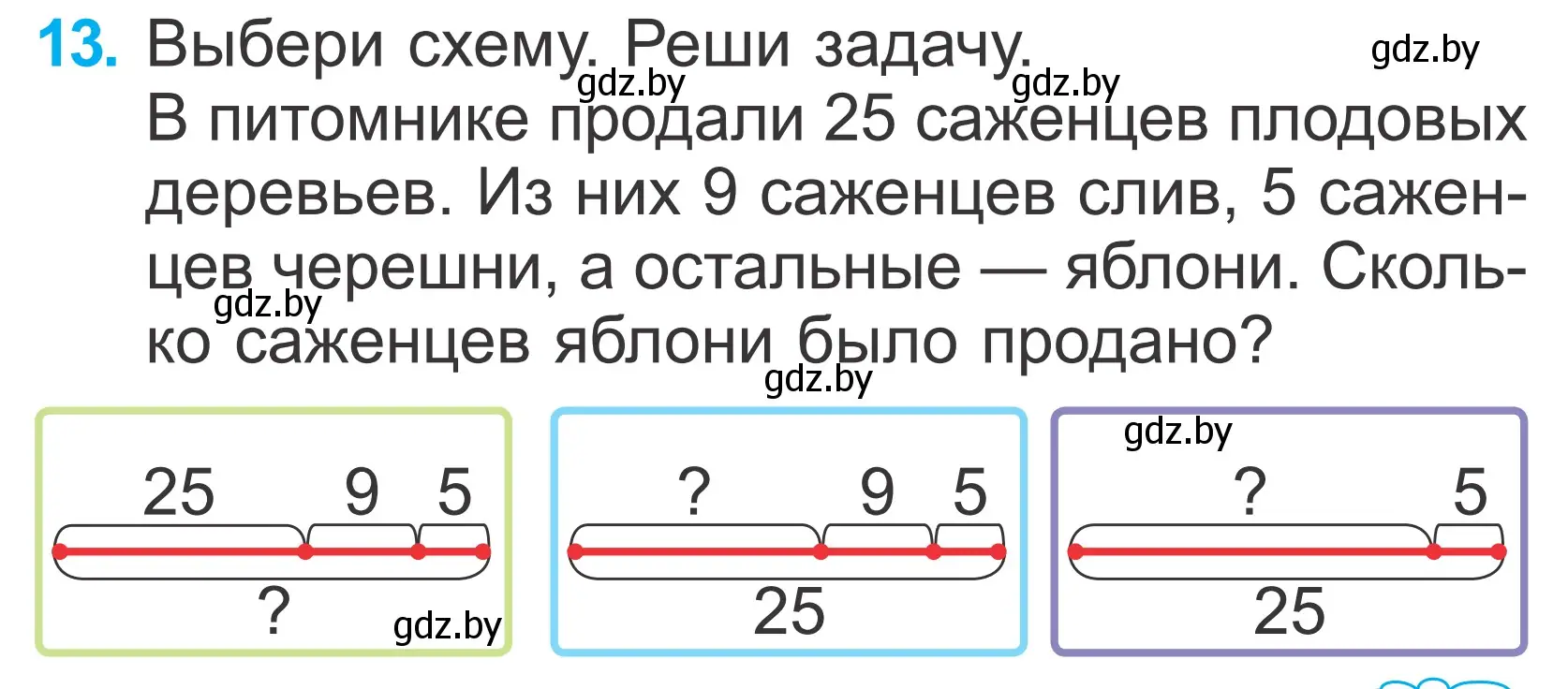 Условие номер 13 (страница 129) гдз по математике 2 класс Муравьева, Урбан, учебник 2 часть