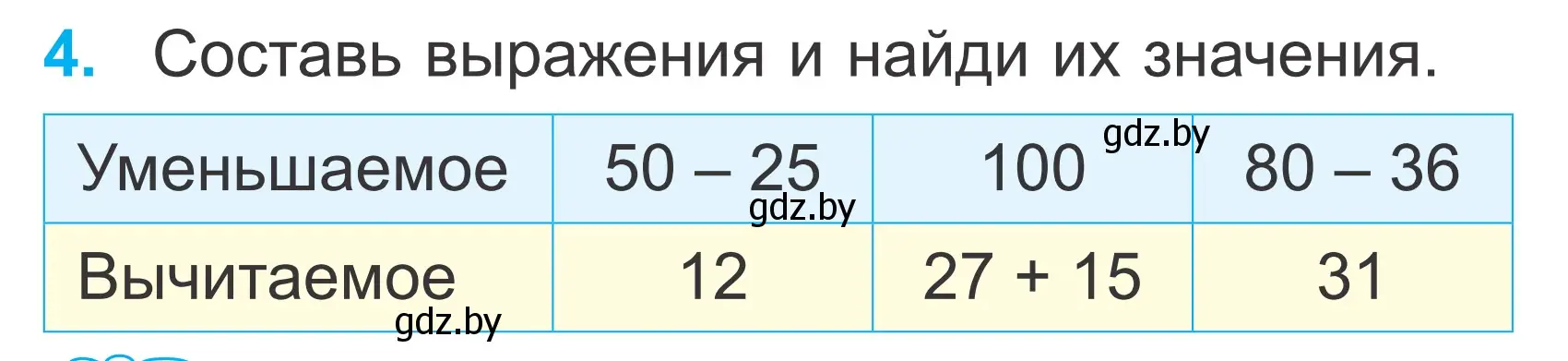 Условие номер 4 (страница 60) гдз по математике 2 класс Муравьева, Урбан, учебник 2 часть