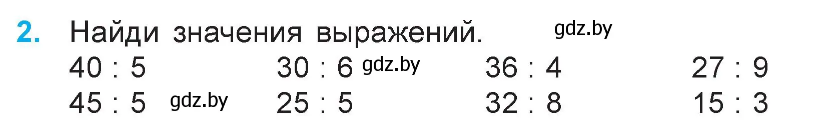 Условие номер 2 (страница 40) гдз по математике 3 класс Муравьева, Урбан, учебник 1 часть